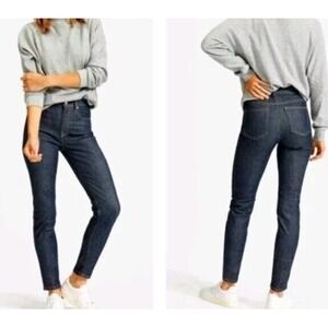 Everlane Mid-Rise Skinny Denim Jeans Women's Size 26 Regular Dark Wash‎